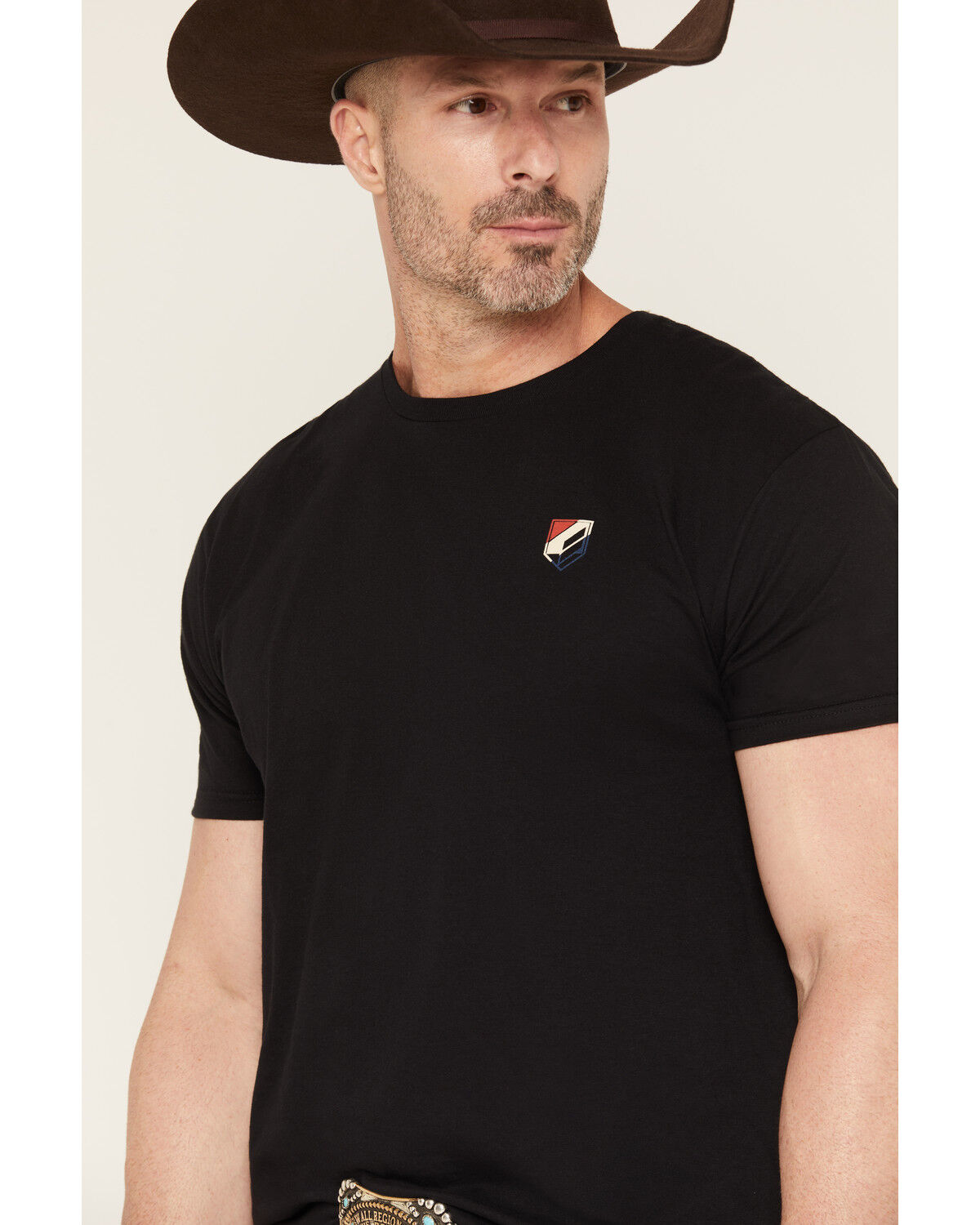 Image #3 - RANK 45&reg; Men's Live And Die Rodeo Short Sleeve Graphic T-Shirt, Black, hi-res
