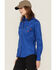 Image #2 - Forge Workwear Women's FR Solid Long Sleeve Snap Stretch Work Shirt, , hi-res