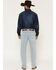 Image #3 - Cinch Men's White Label Light Wash Relaxed Straight Leg Stretch Denim Jeans, Light Wash, hi-res